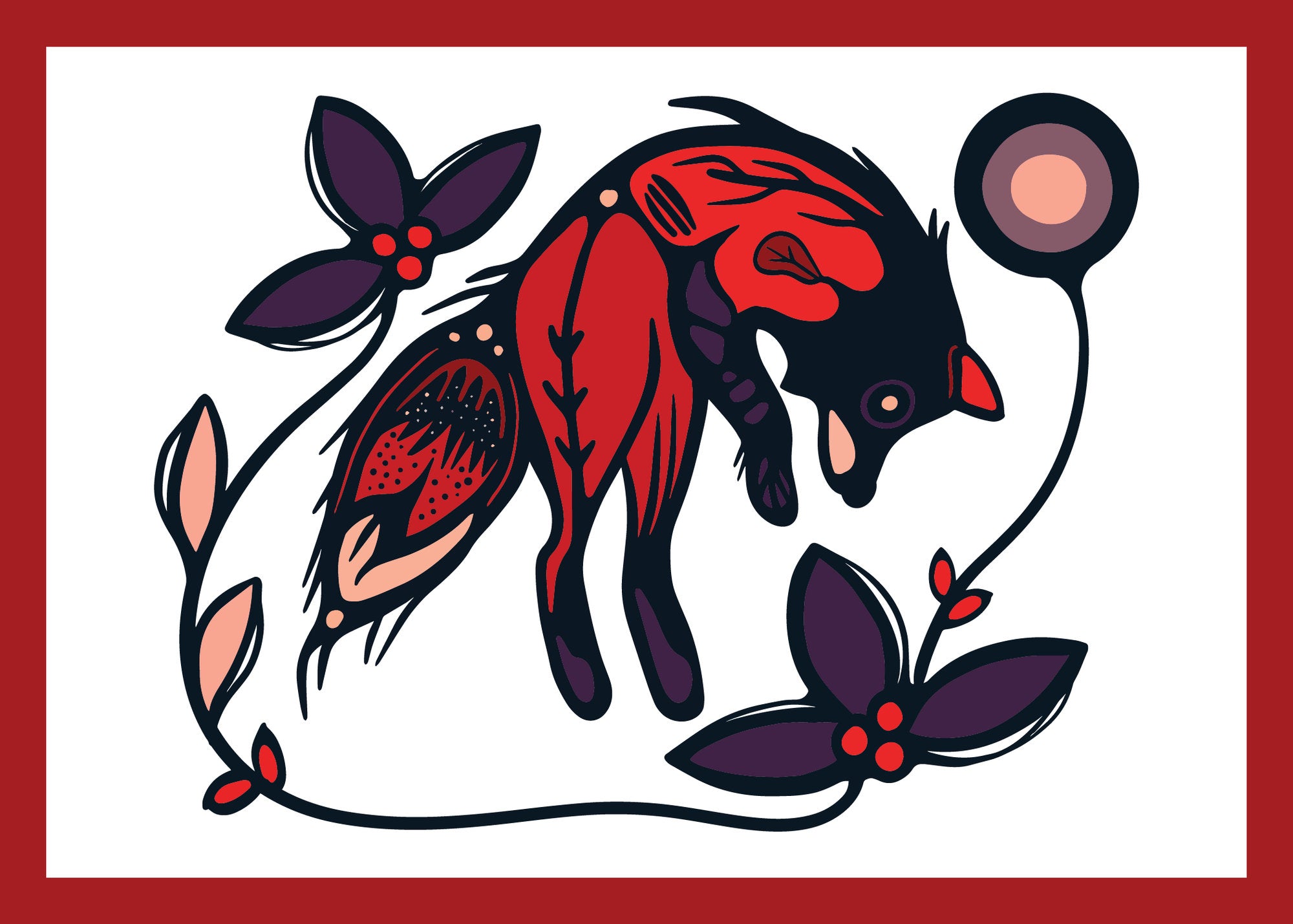 Art Card- Fox at Twillight image 0