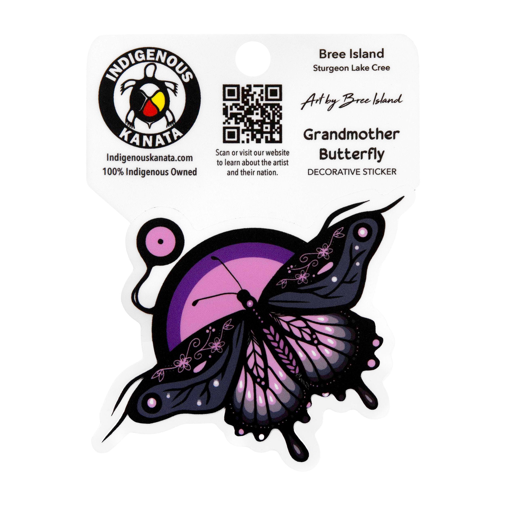 Sticker - Grandmother Butterfly image 0