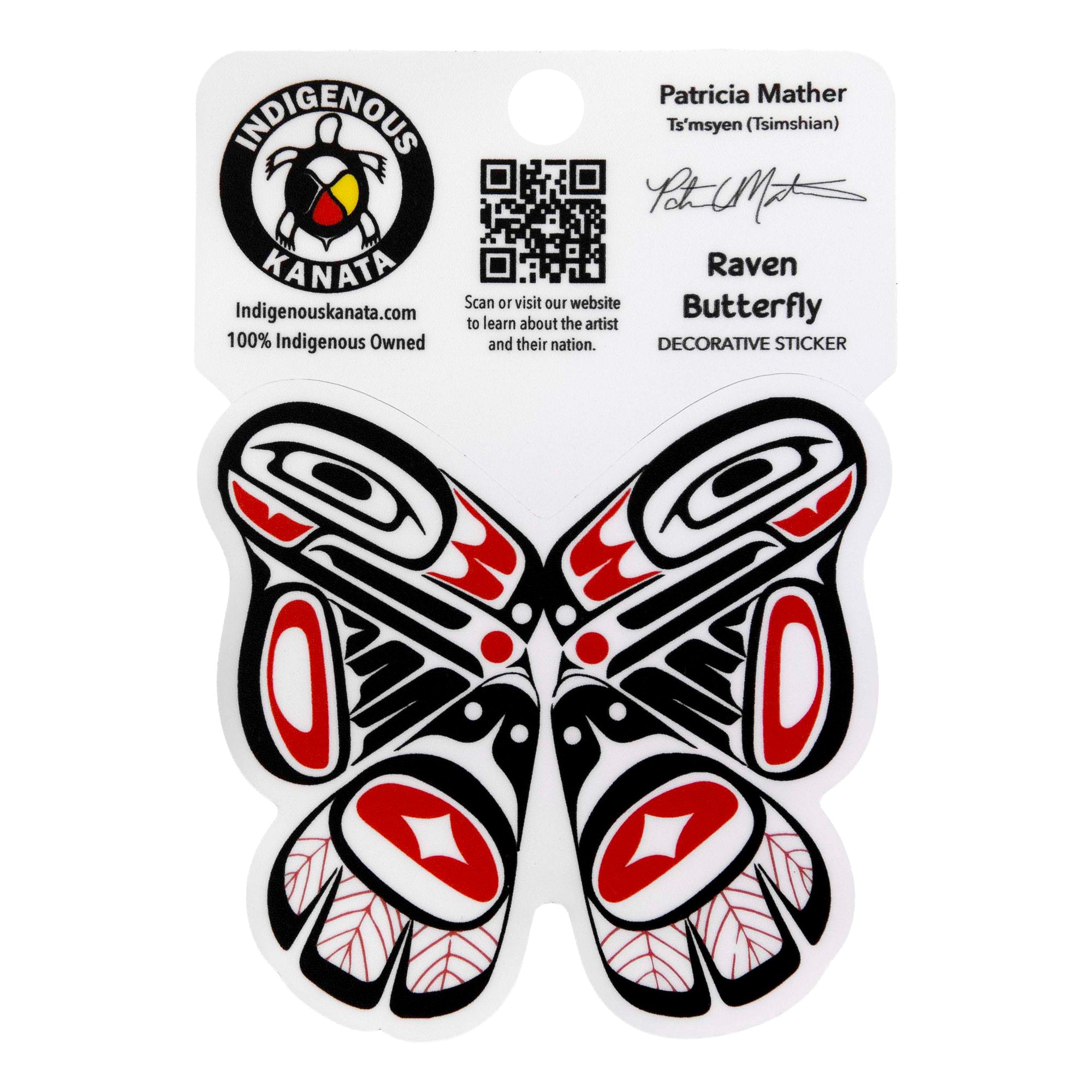 Sticker - Raven Butterfly image 0