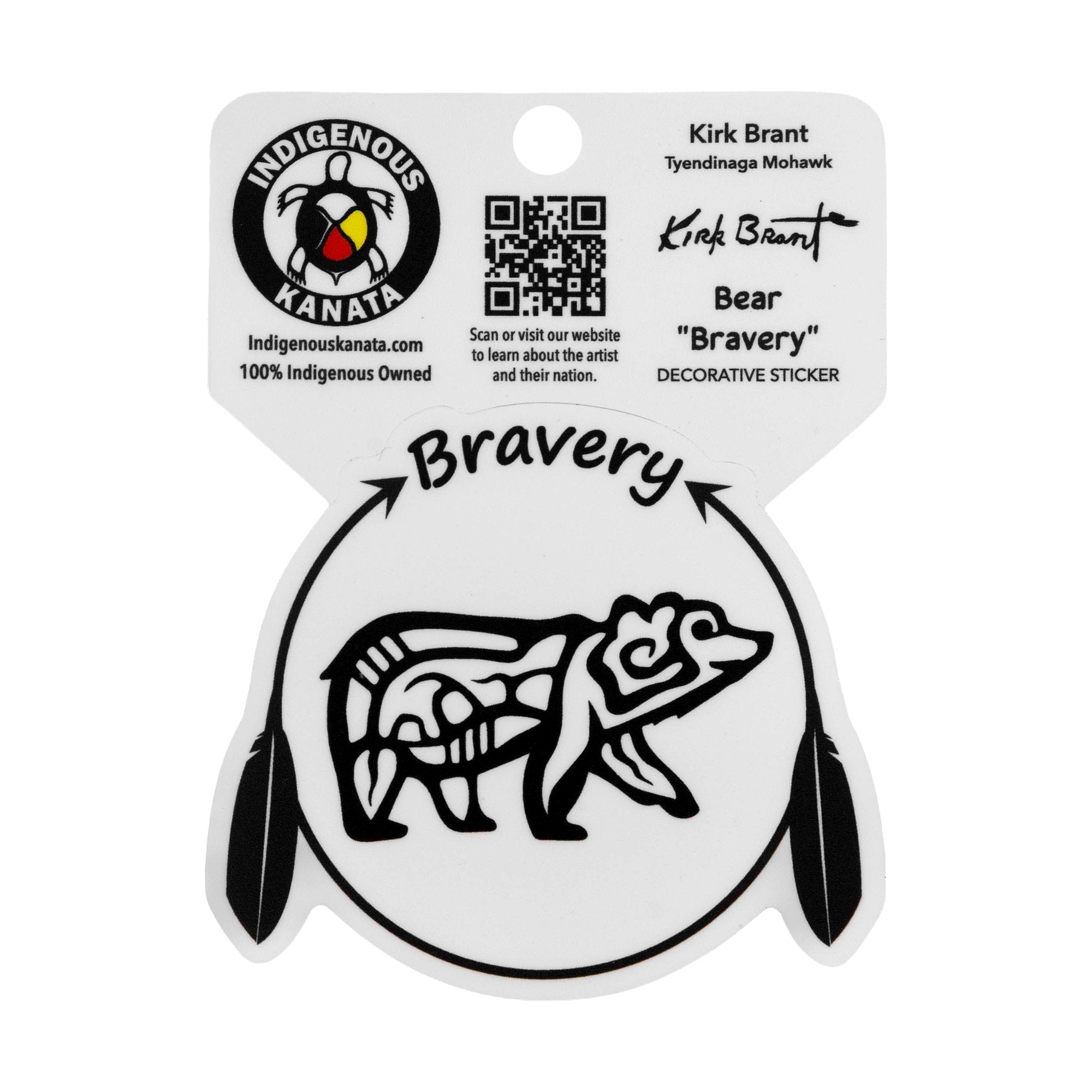 Sticker - Bravery/Bear image 0