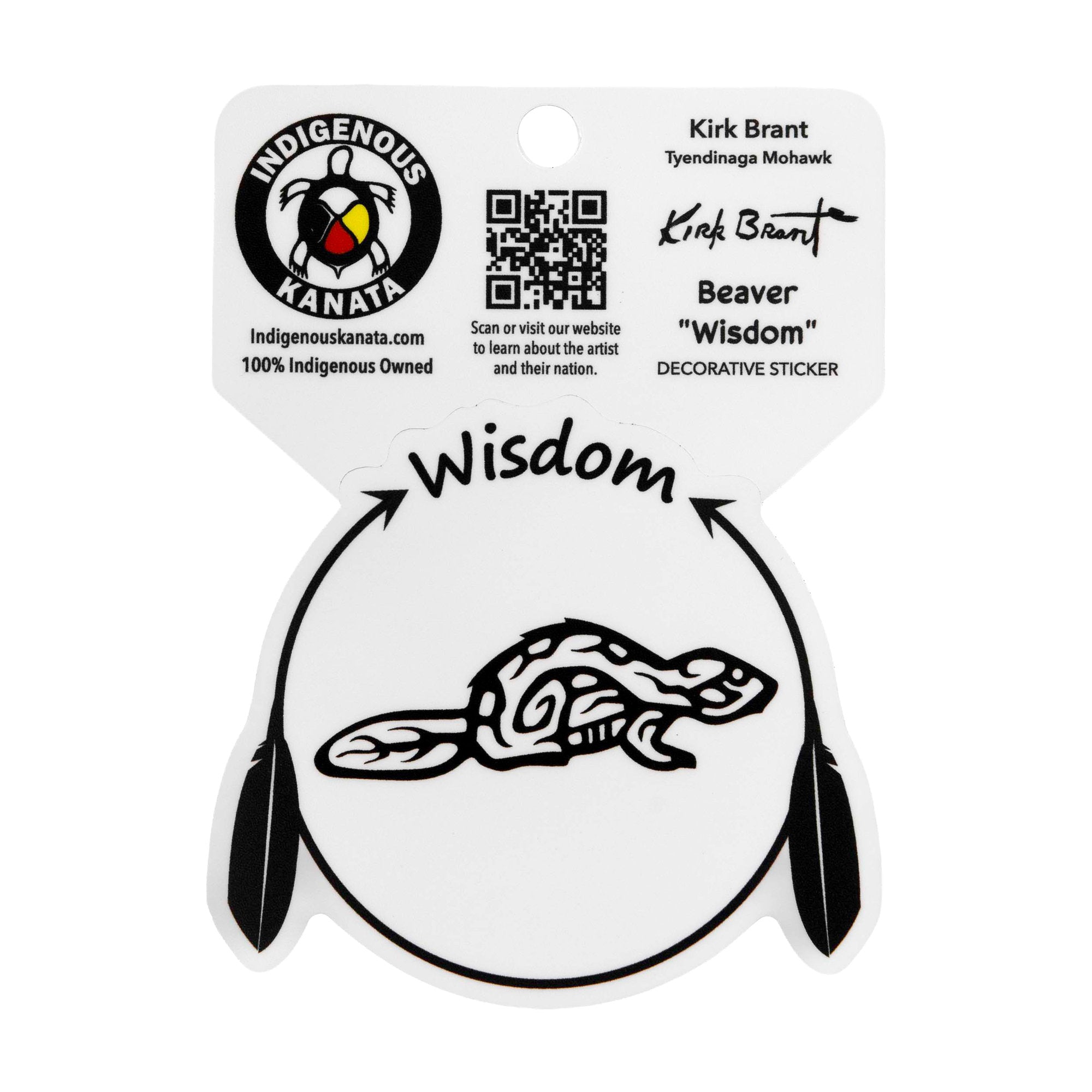 Sticker - Wisdom/Beaver image 0