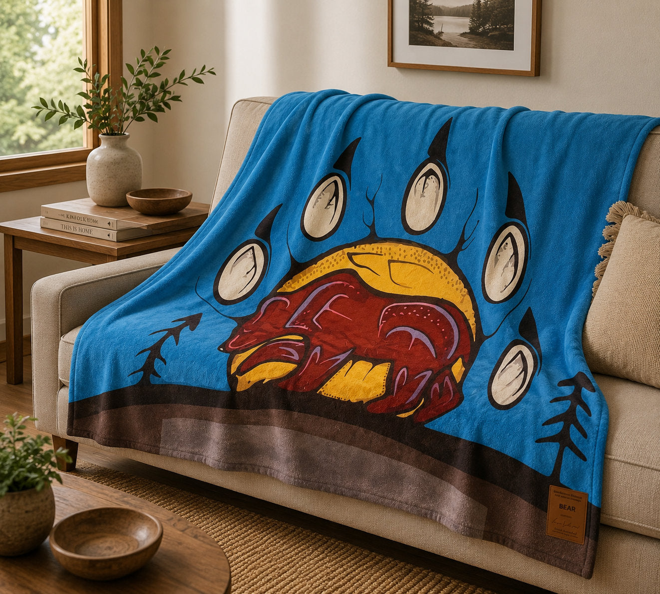 Blanket - Bear - back