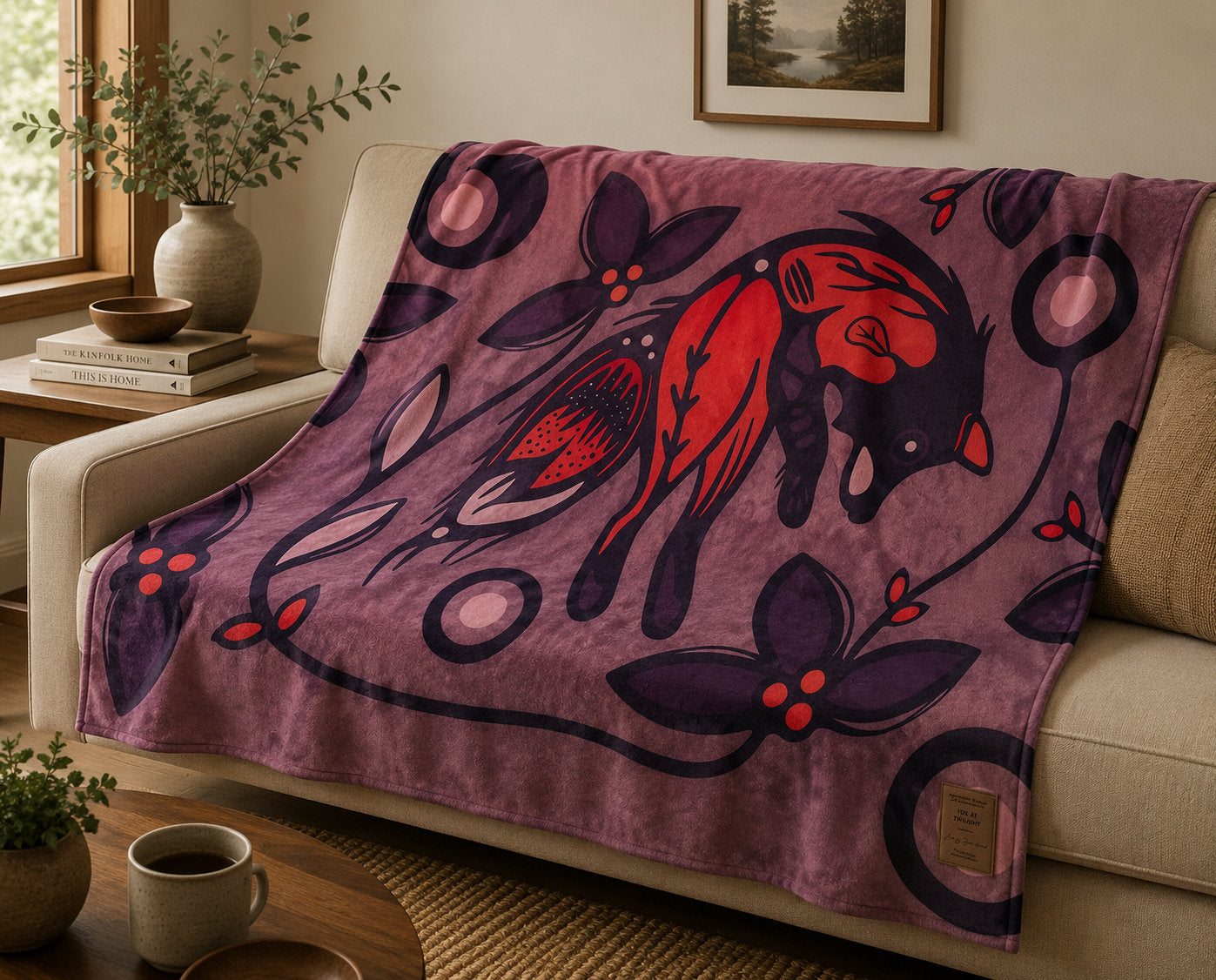Blanket - Fox at Twilight - back