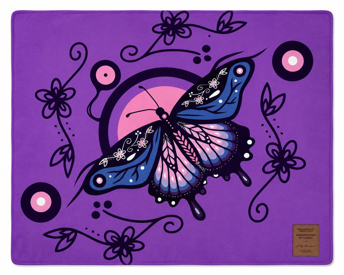 Blanket - Grandmother Butterfly image 0