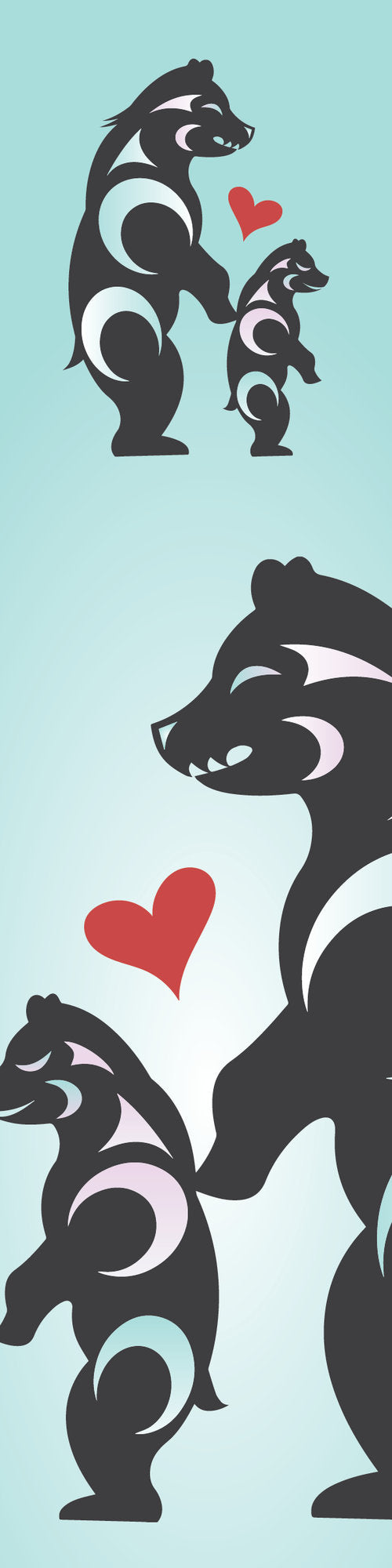 Bookmark - Mother Bear and Cub image 0
