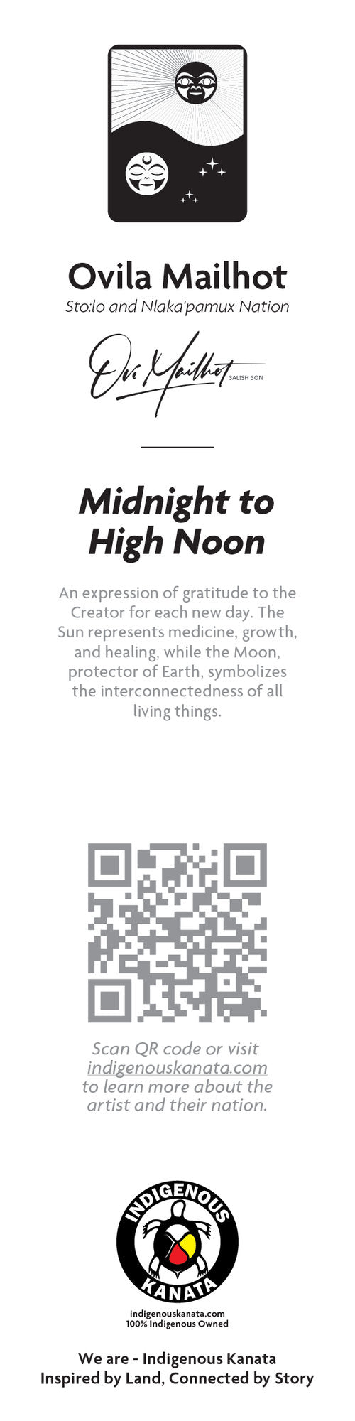 Bookmark  - Midnight to High Noon - back