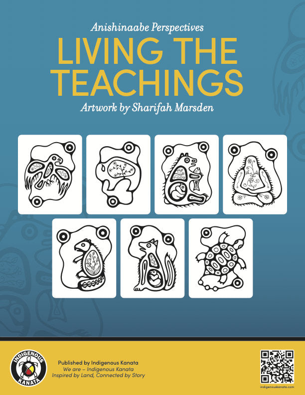 Colouring and Reflection Book - Living the Teachings - back