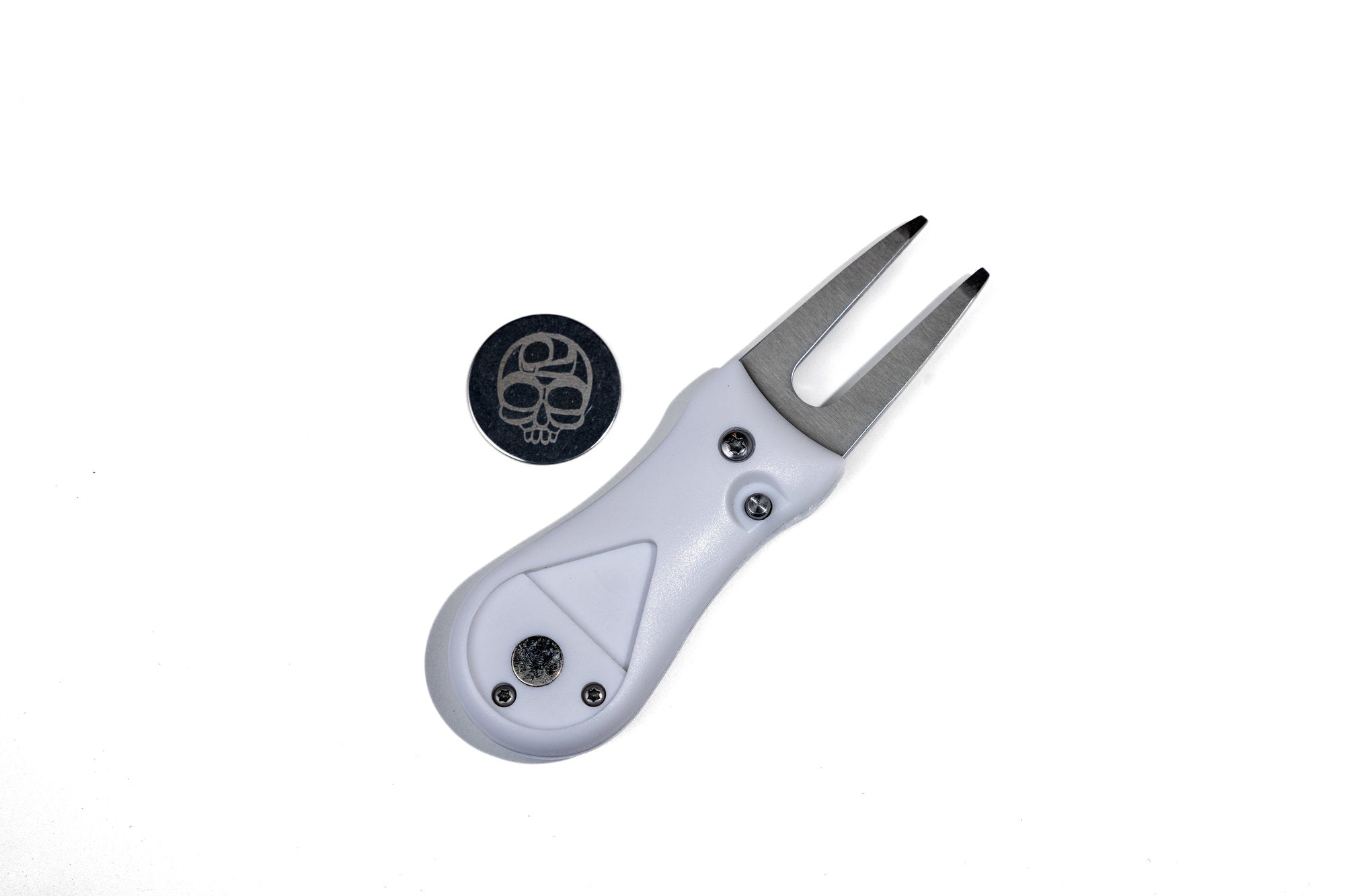 Golf Divot Tool - Skull - back