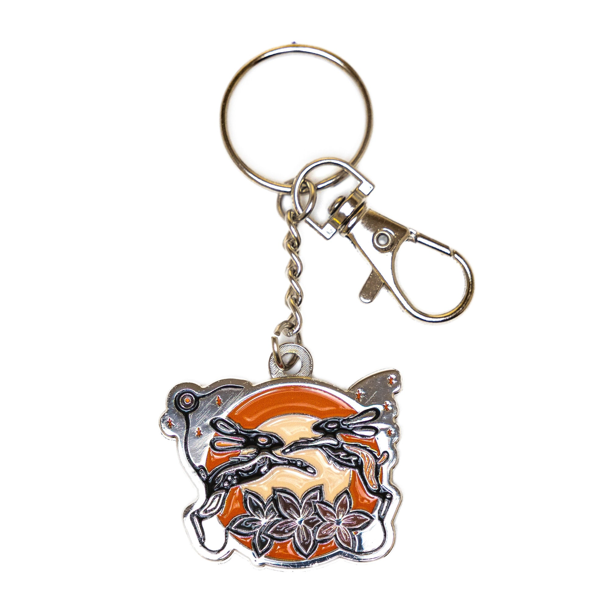 Keychain- Harvest Moon Rabbits image 0