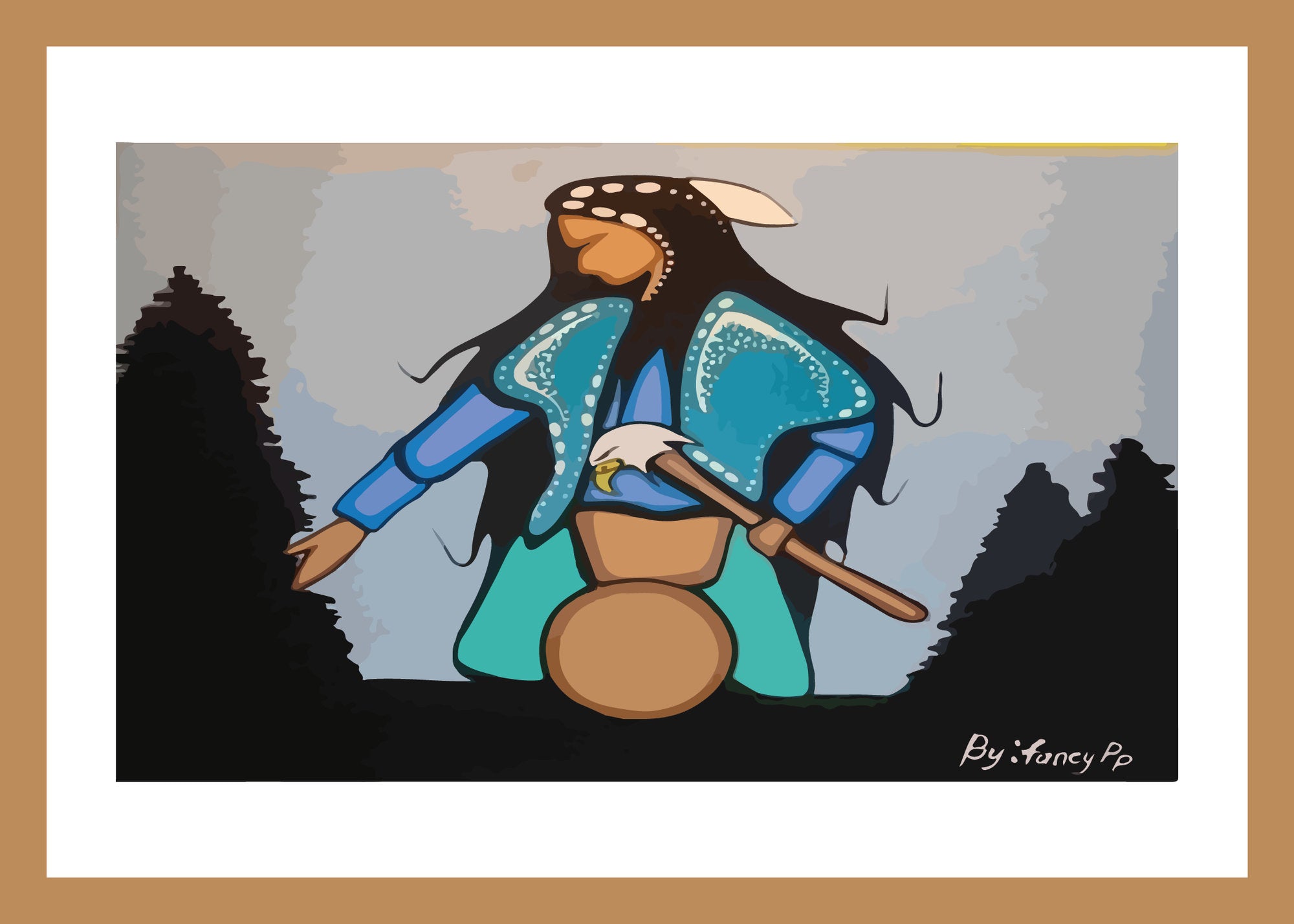 Postcard - Drummer image 0