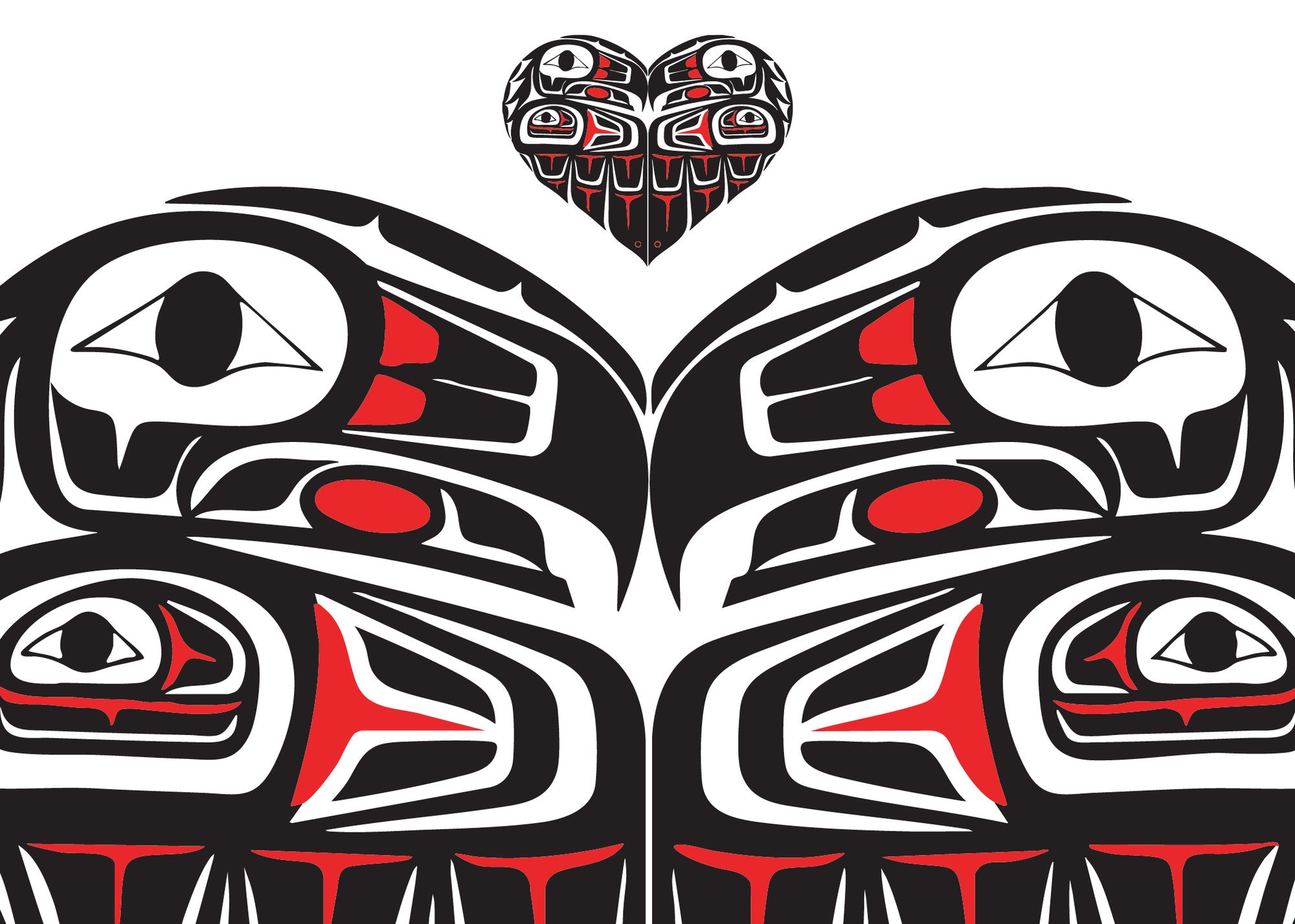 Postcard - Eagle Heart image 0